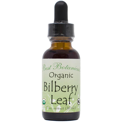 Organic Bilberry Leaf Extract	1 oz.