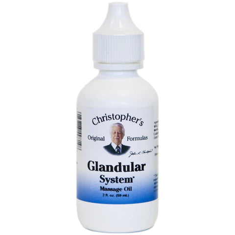 Glandular System Massage Oil 2 oz.