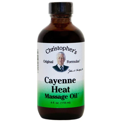 Cayenne Heat Massage Oil 4 oz.